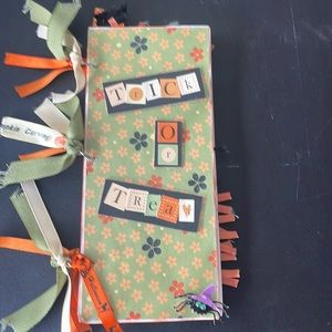 Premade Halloween envelope scrapbook- just made